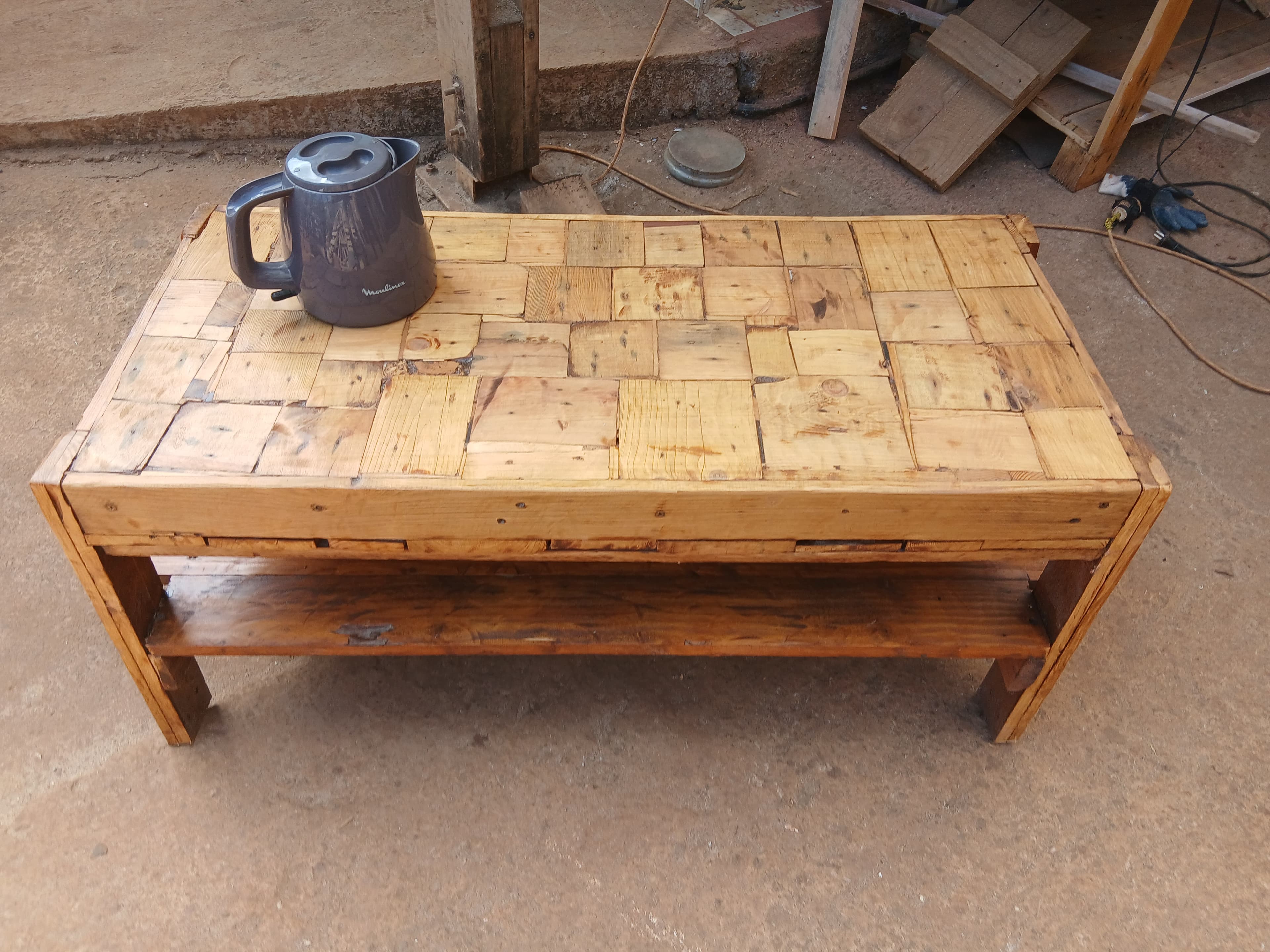 Mobilier Table basse en damier