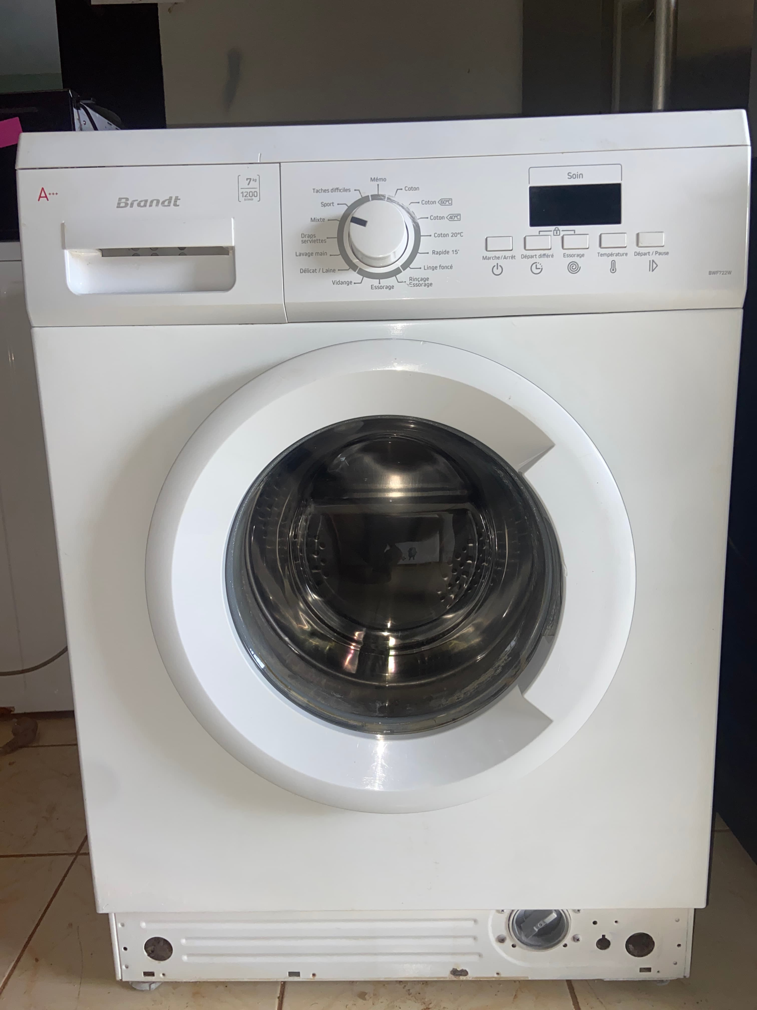 Lave-linge Brandt BWF722W