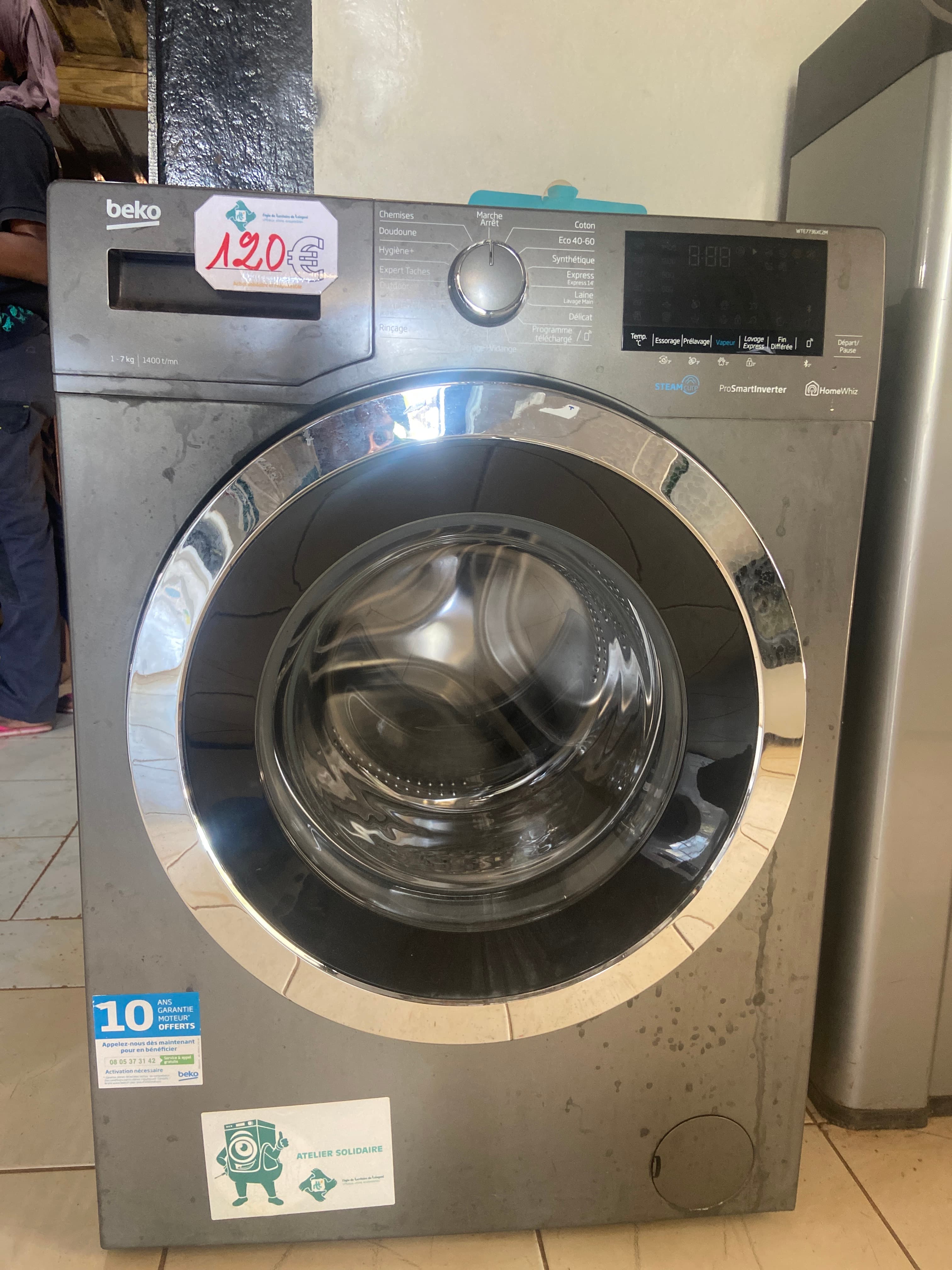 Lave-linge Machine à laver Beko WTE7736XC2M